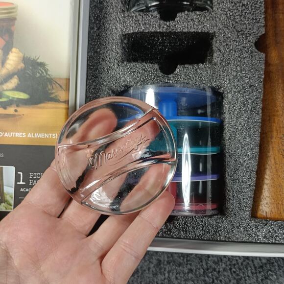 Masontops Fermentation Kit Pickle Pipes Pebbles Packer Mason Jar Wide **Read** - Picture 3 of 8